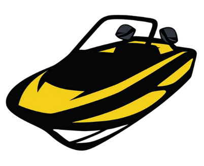 watercraft yellow and black